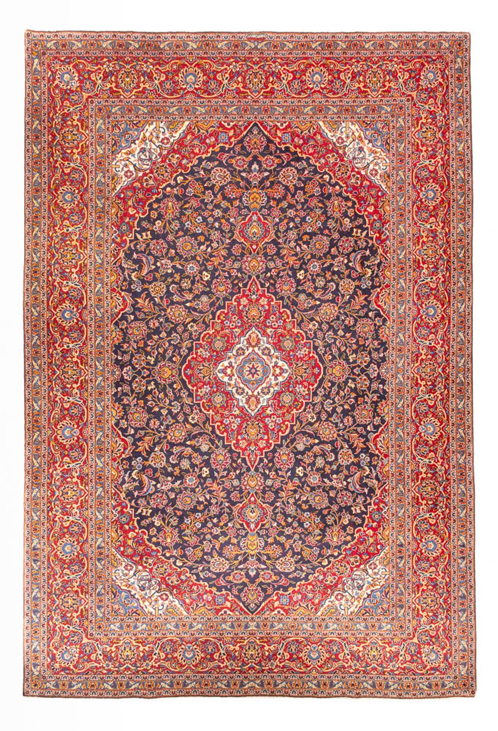 Perserteppich - Keshan - 405 x 298 cm - hellrot