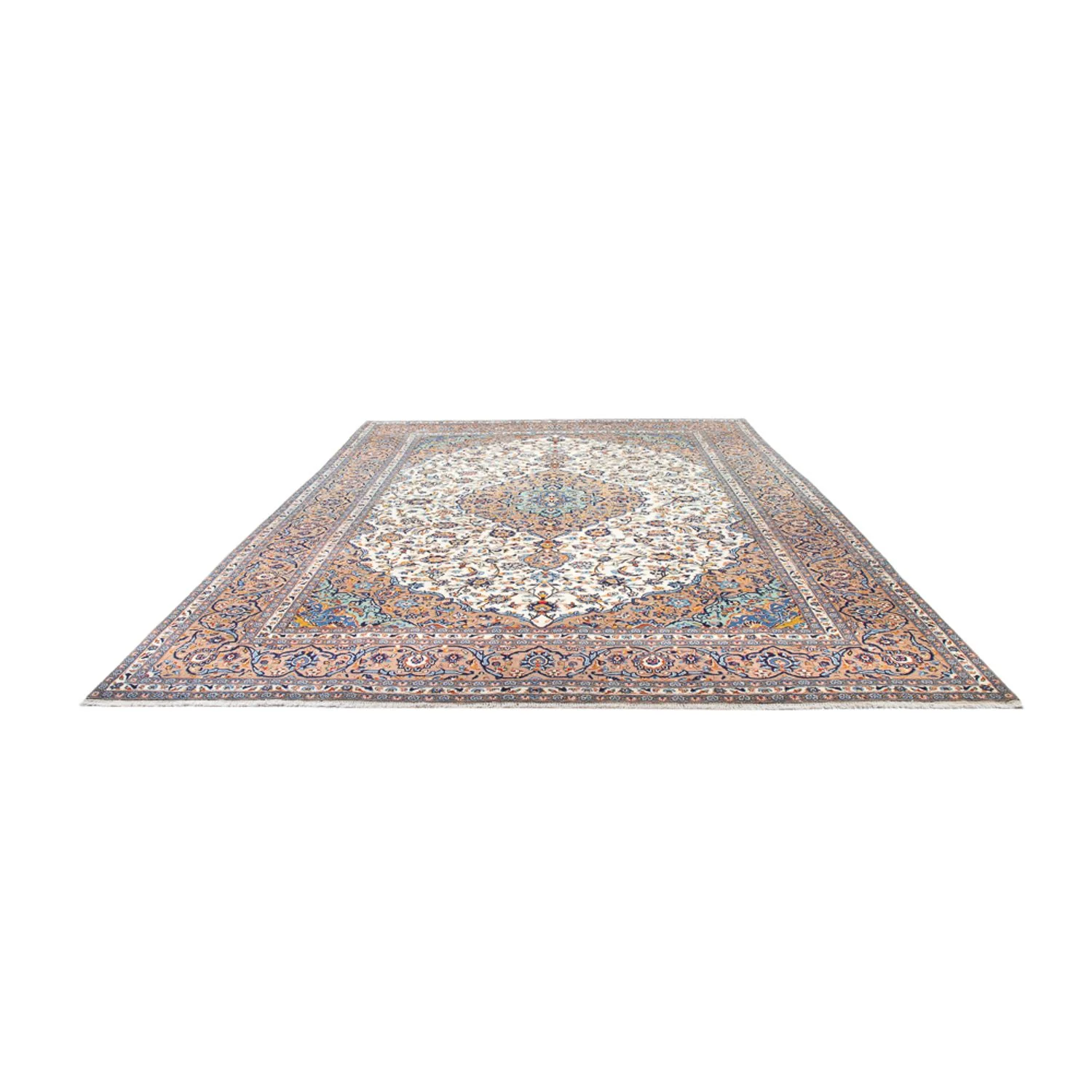 Perserteppich - Keshan - 405 x 302 cm - dunkelbeige - Image 5