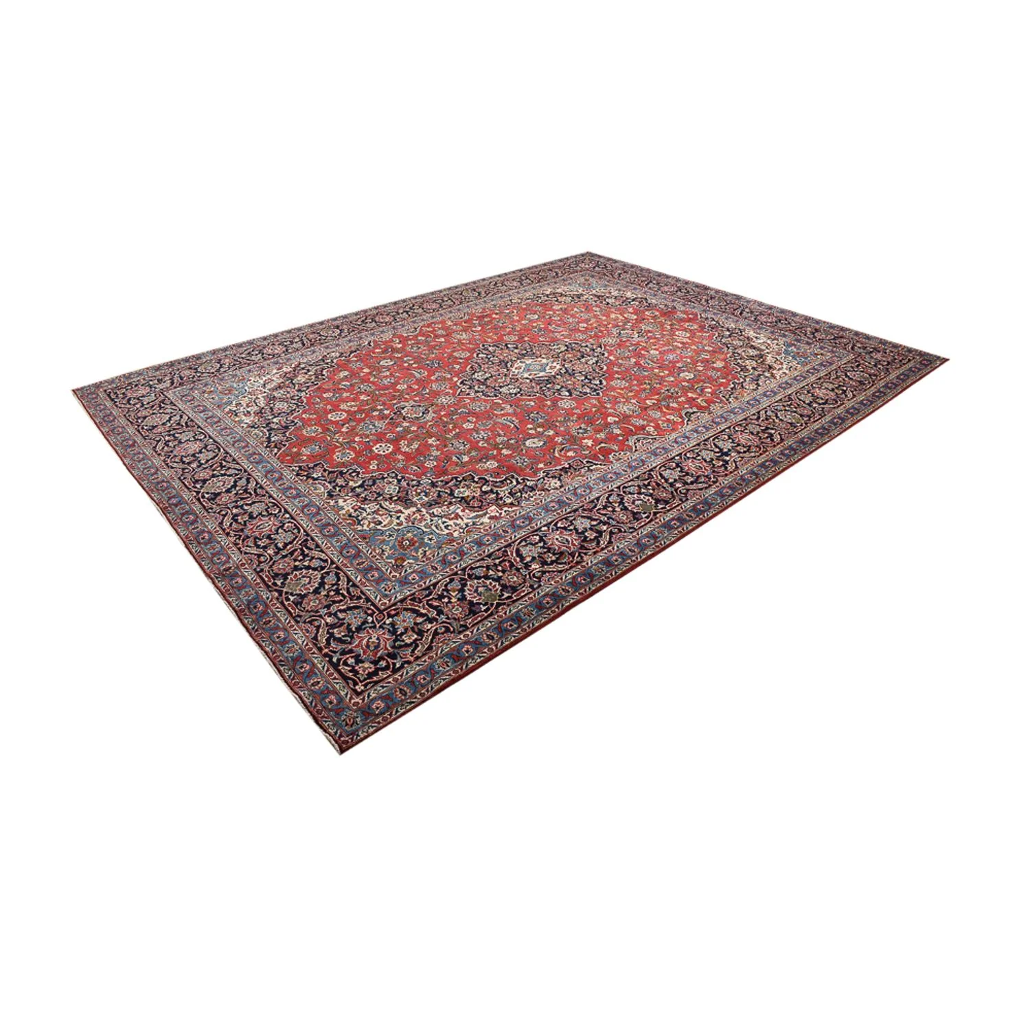 Perserteppich - Keshan - 405 x 303 cm - rot - Image 5