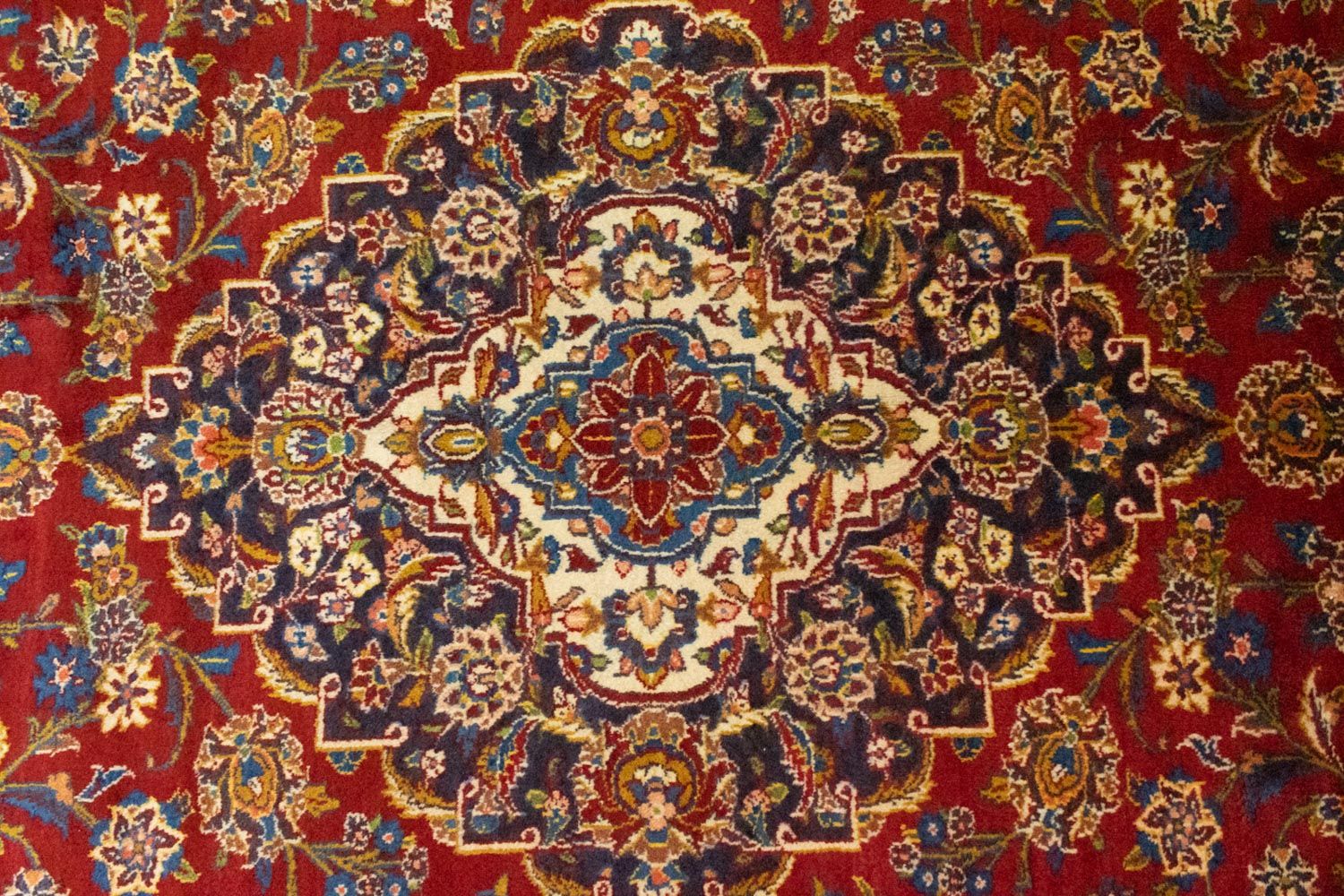 Perserteppich - Keshan 406 x 307 cm - orange - Image 2