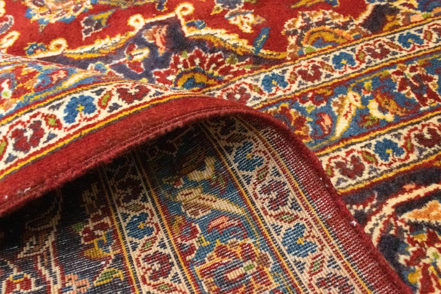 Perserteppich - Keshan 406 x 307 cm - orange - Image 4