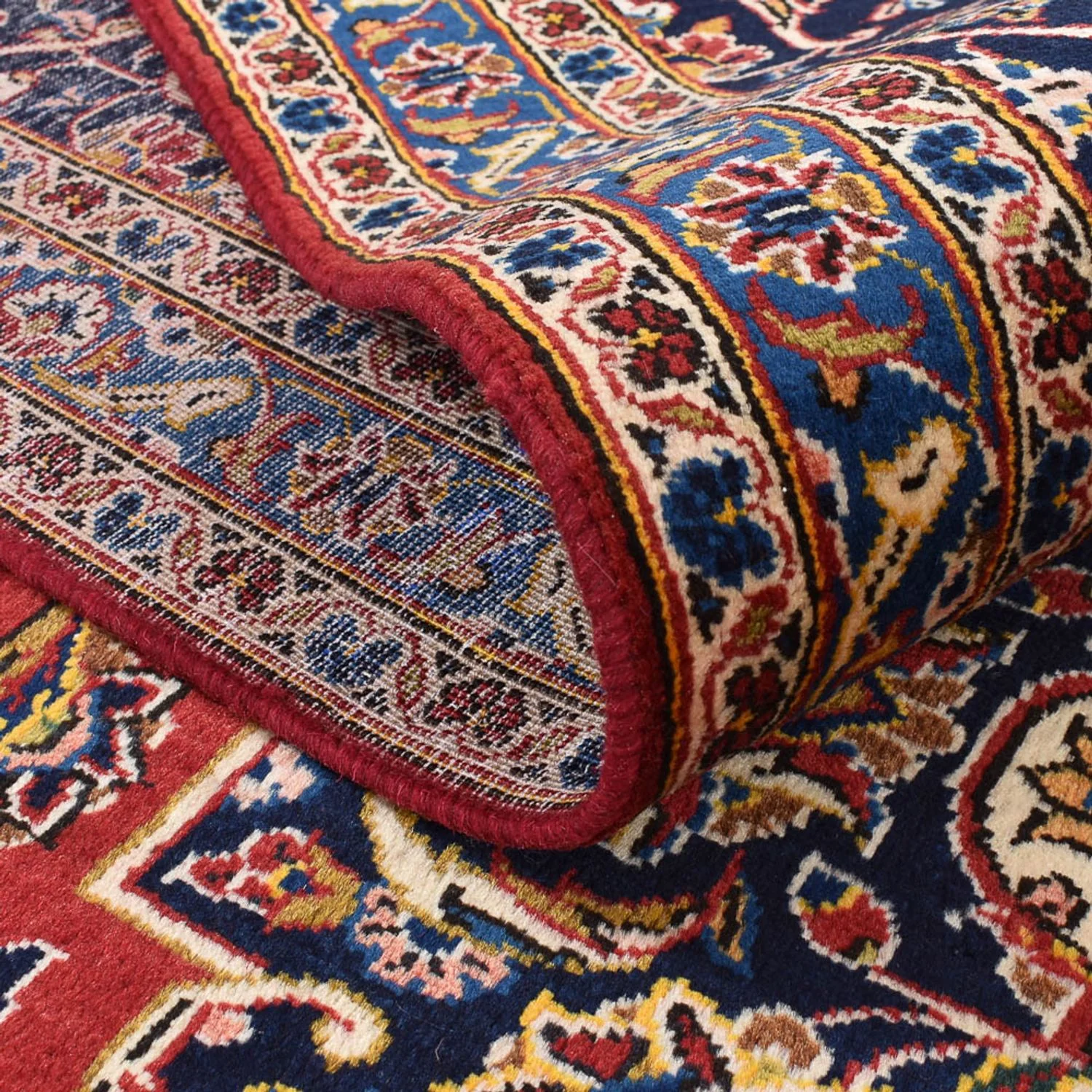 Perserteppich - Keshan - 409 x 301 cm - rot - Image 4