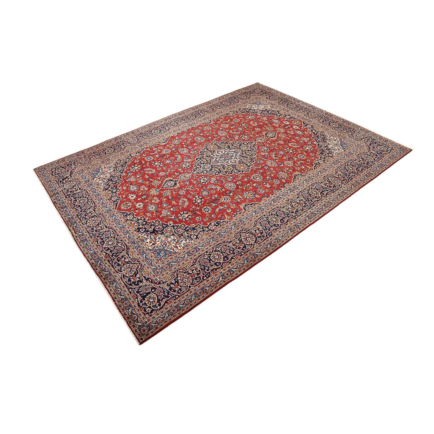 Perserteppich - Keshan - 409 x 301 cm - rot - Image 5