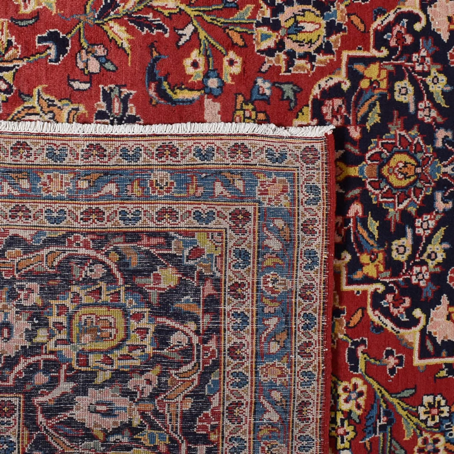 Perserteppich - Keshan - 411 x 293 cm - rot - Image 4