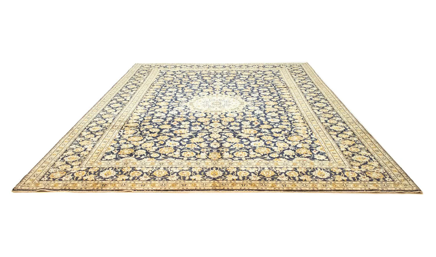 Perserteppich - Keshan 412 x 307 cm - blau - Image 5