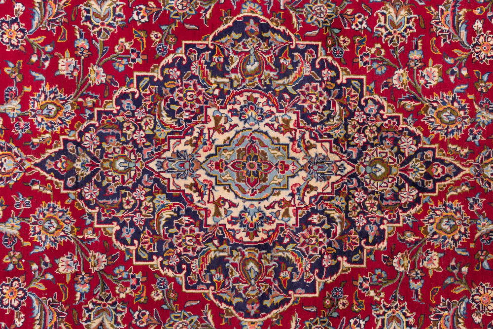 Perserteppich - Keshan - 420 x 300 cm - rot - Image 7