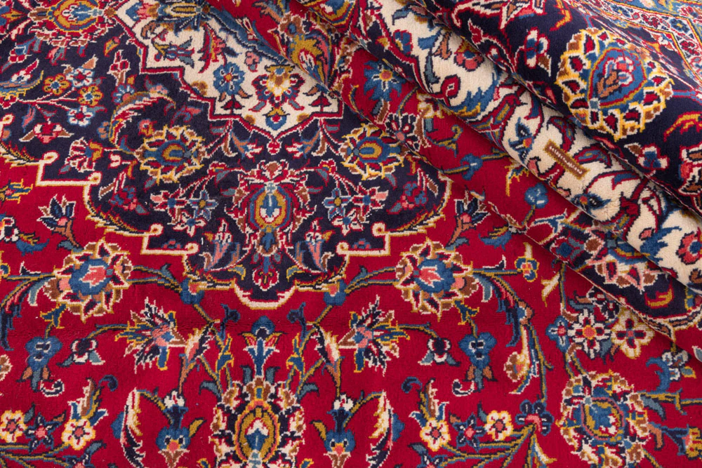 Perserteppich - Keshan - 420 x 305 cm - rot - Image 8