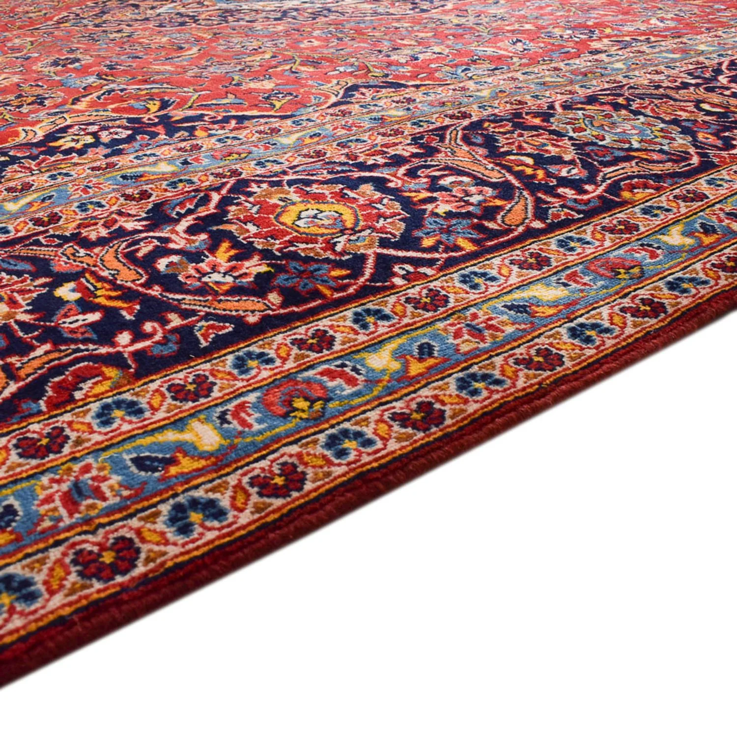 Perserteppich - Keshan - 422 x 296 cm - rot - Image 3