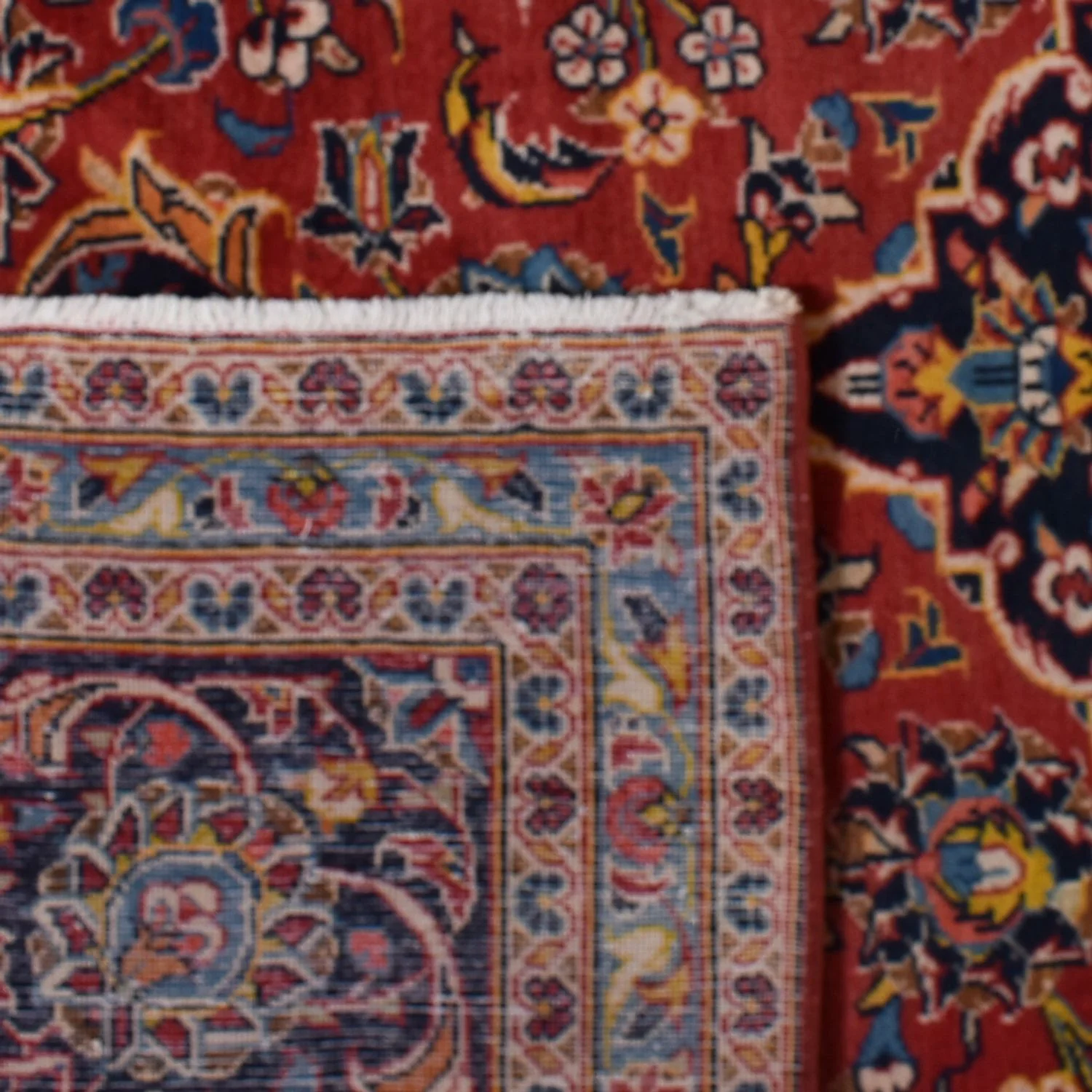 Perserteppich - Keshan - 422 x 296 cm - rot - Image 4