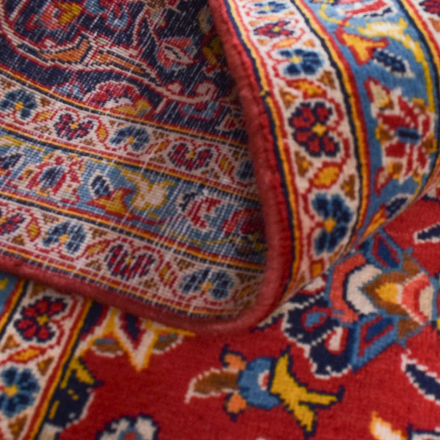 Perserteppich - Keshan - 422 x 296 cm - rot - Image 5