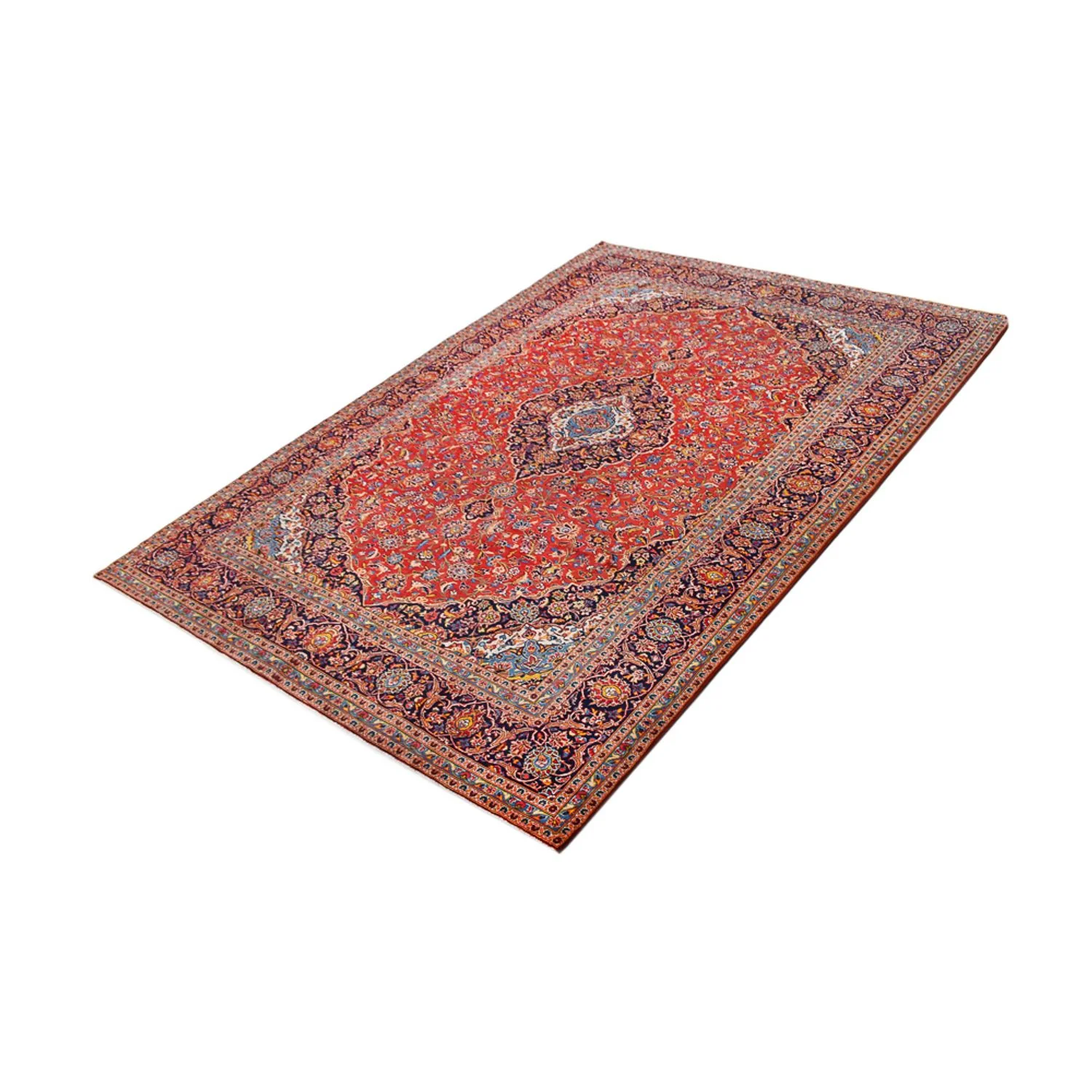 Perserteppich - Keshan - 422 x 296 cm - rot - Image 7