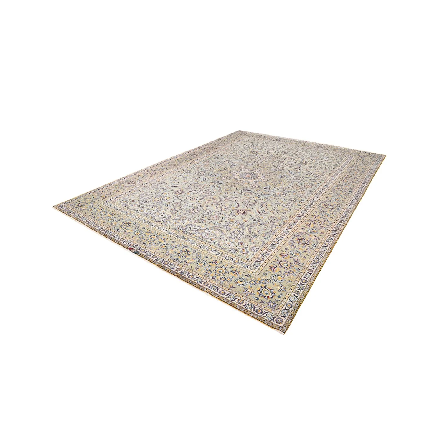 Perserteppich - Keshan - 423 x 301 cm - sand - Image 5