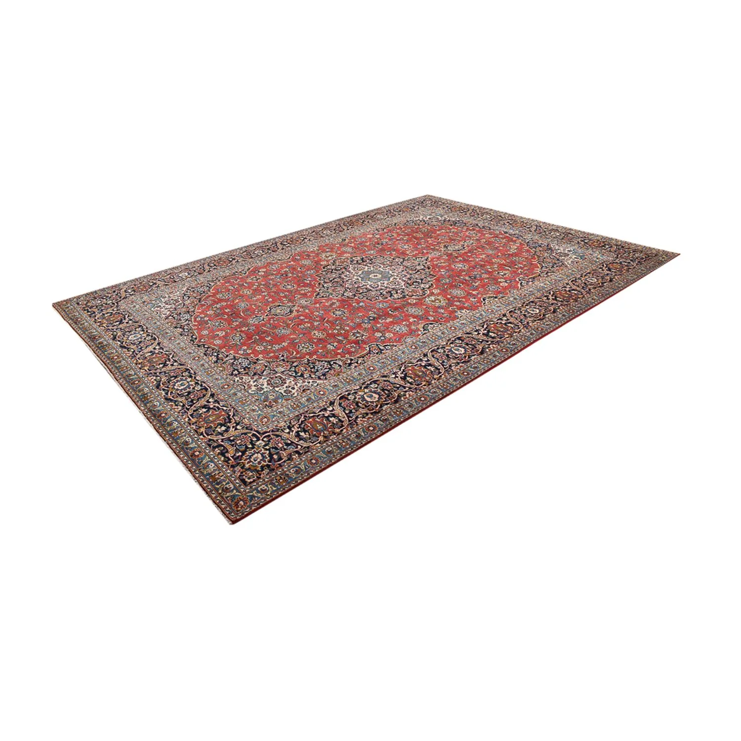 Perserteppich - Keshan - 423 x 302 cm - rot - Image 5