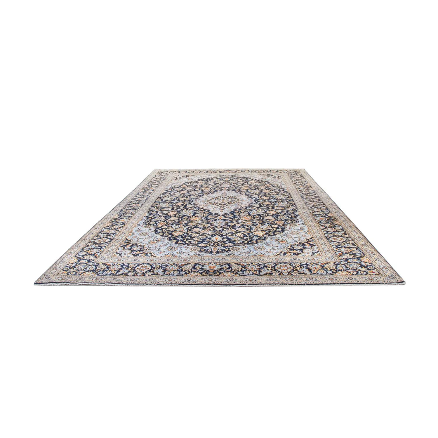 Perserteppich - Keshan - 425 x 307 cm - dunkelblau - Image 5