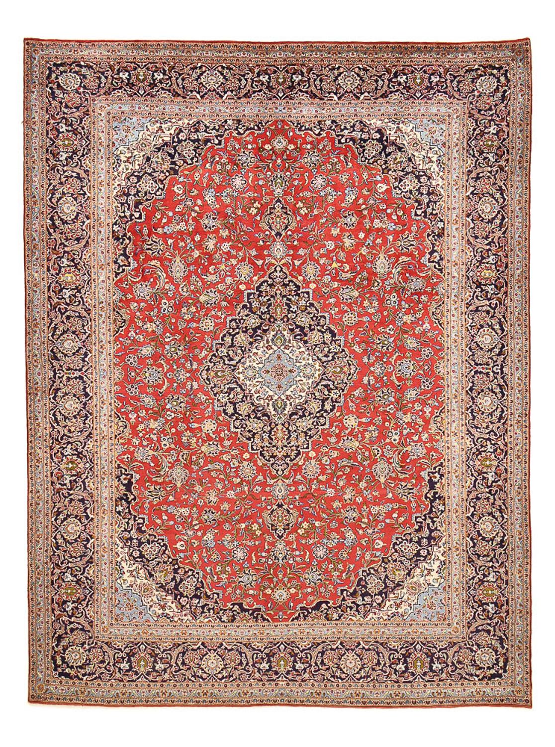 Keshan Teppich 426x311cm - Perserteppich