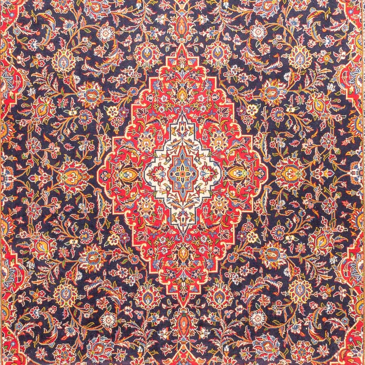 Perserteppich - Keshan - 445 x 310 cm - dunkelblau - Image 2