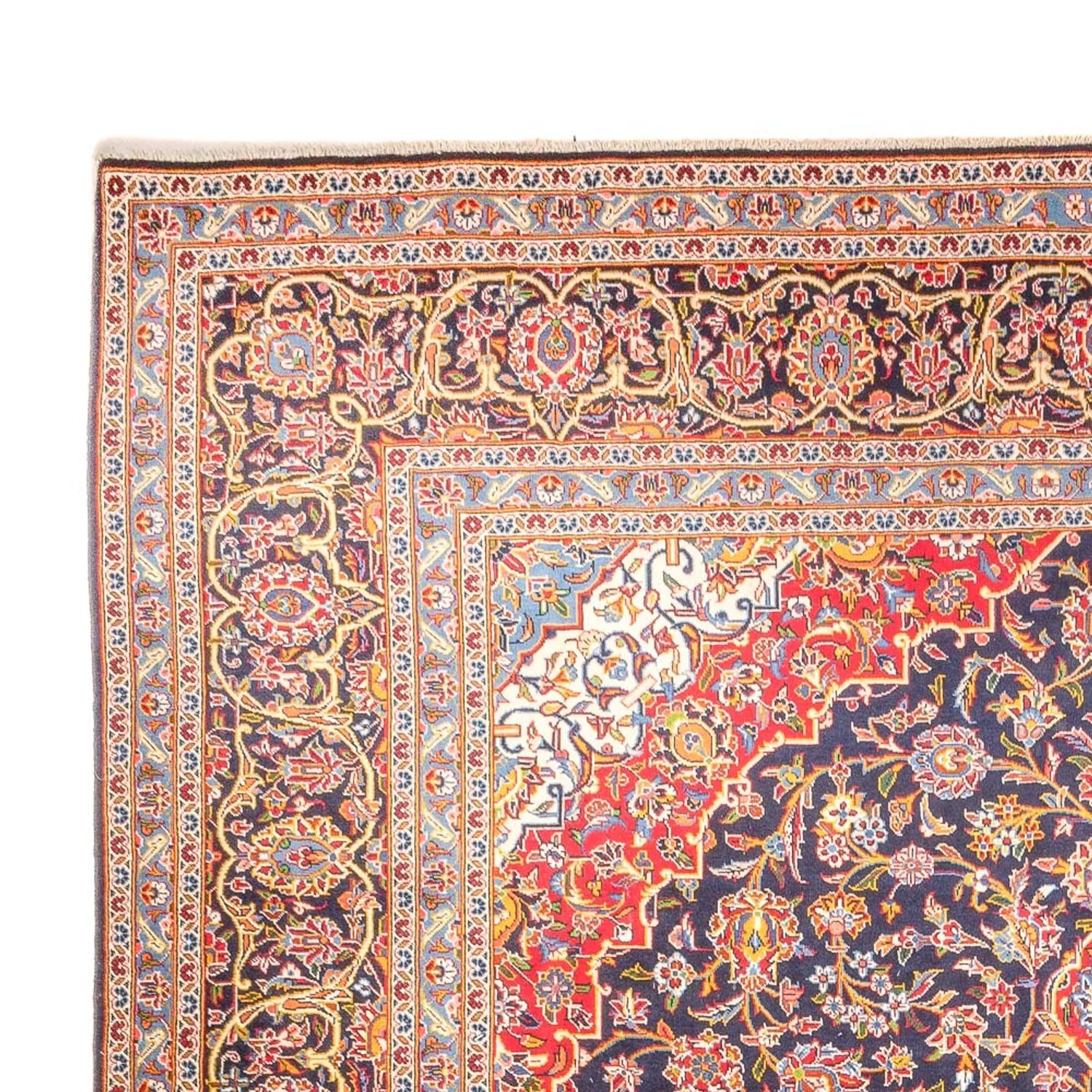 Perserteppich - Keshan - 445 x 310 cm - dunkelblau - Image 3