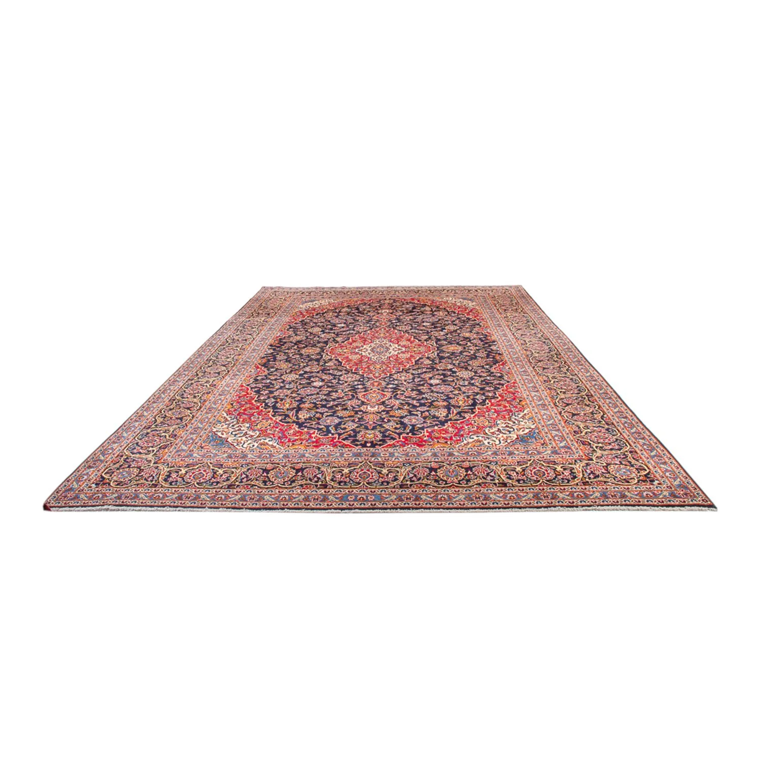 Perserteppich - Keshan - 445 x 310 cm - dunkelblau - Image 5