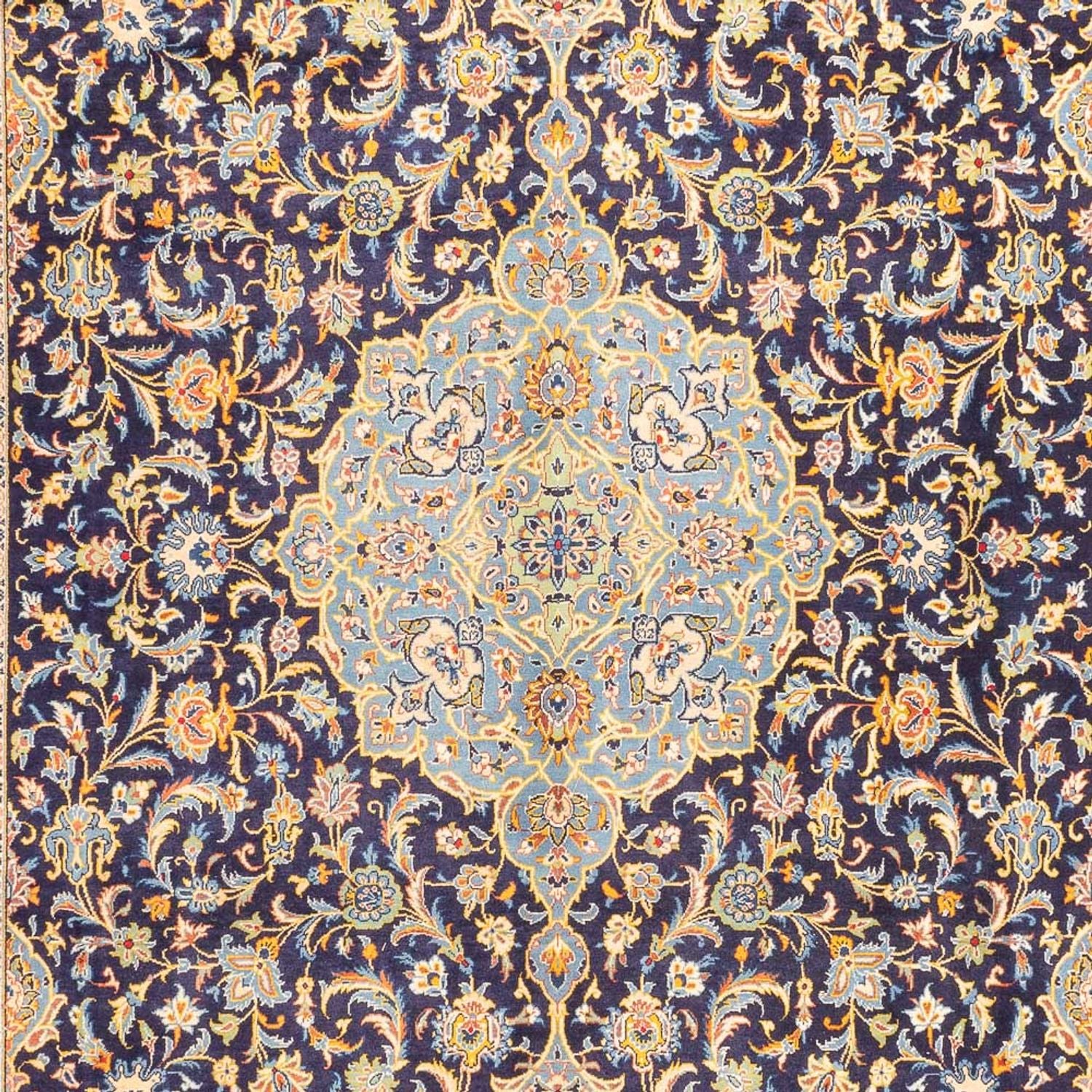 Perserteppich - Keshan quadratisch  - 410 x 395 cm - dunkelblau - Image 2