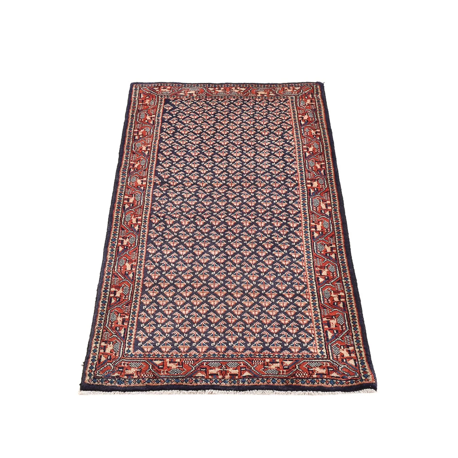 Perserteppich - Mir - 129 x 63 cm - dunkelrot - Image 5