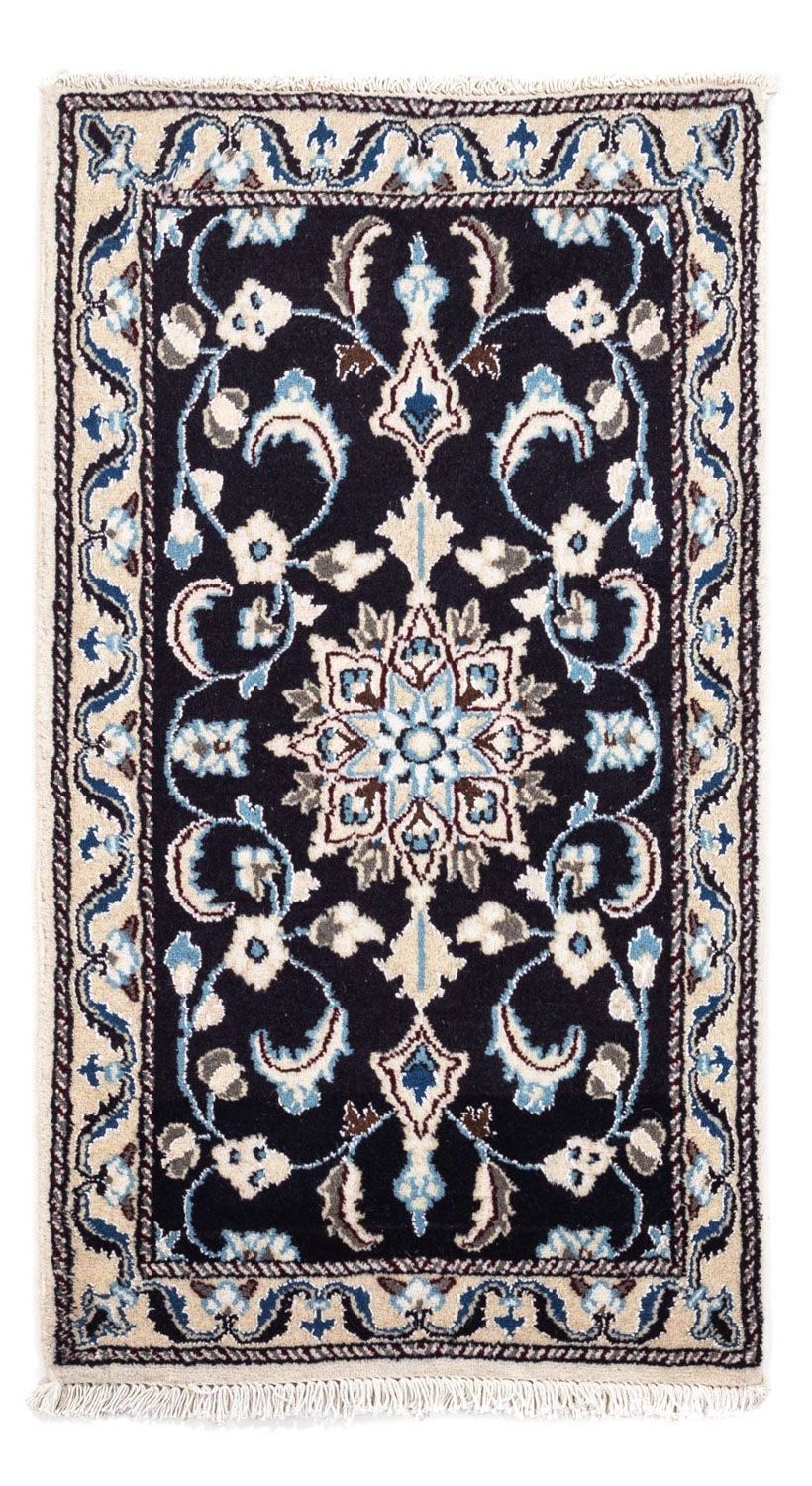 Perserteppich - Nain 101 x 55 cm - dunkelblau