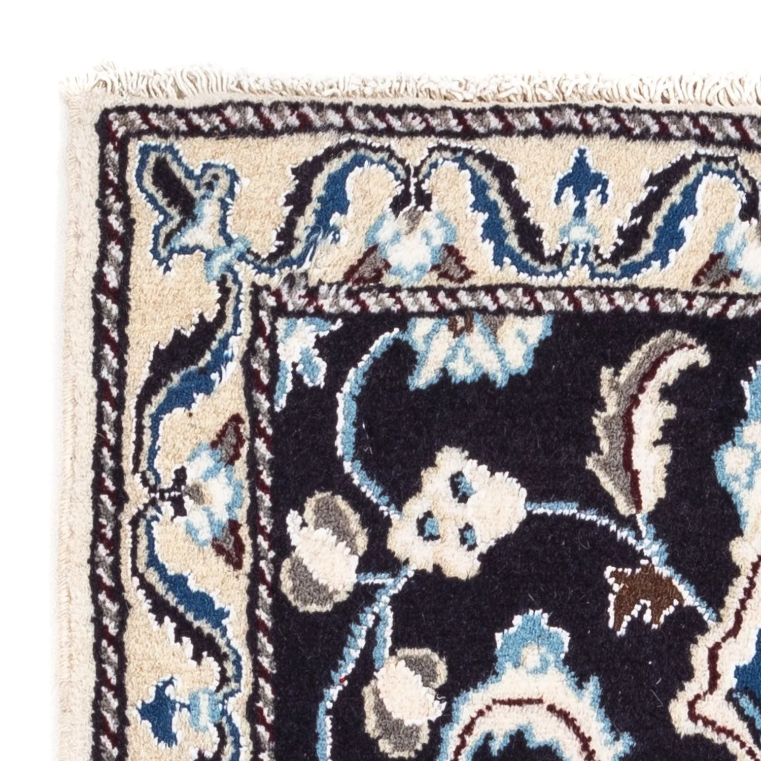 Perserteppich - Nain 101 x 55 cm - dunkelblau - Image 3