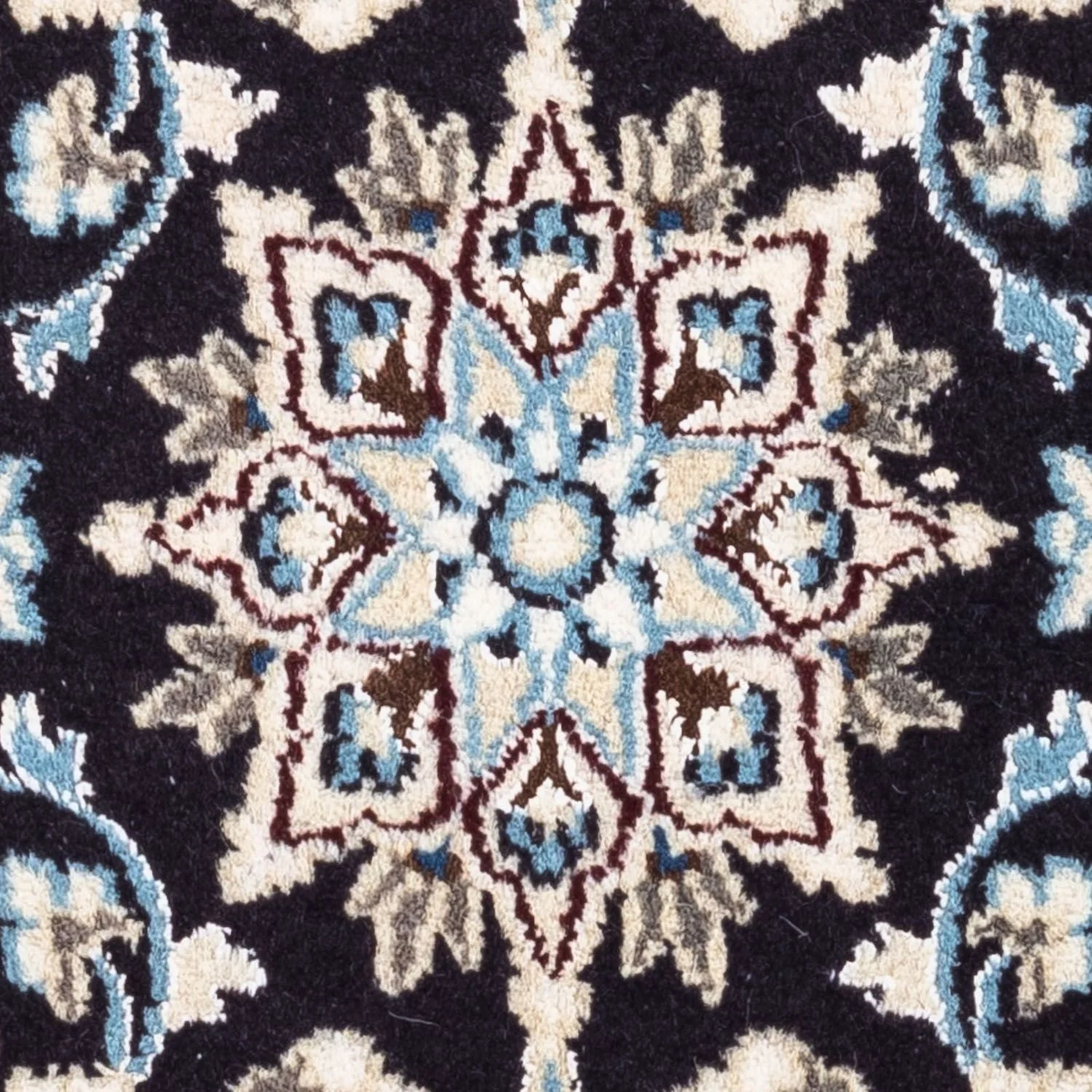 Perserteppich - Nain 101 x 57 cm - dunkelblau - Image 2
