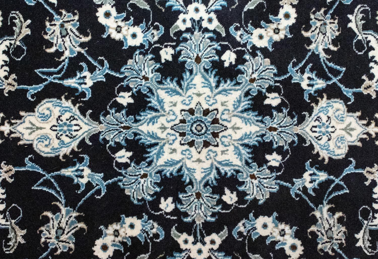 Perserteppich - Nain 131 x 90 cm - blau - Image 2