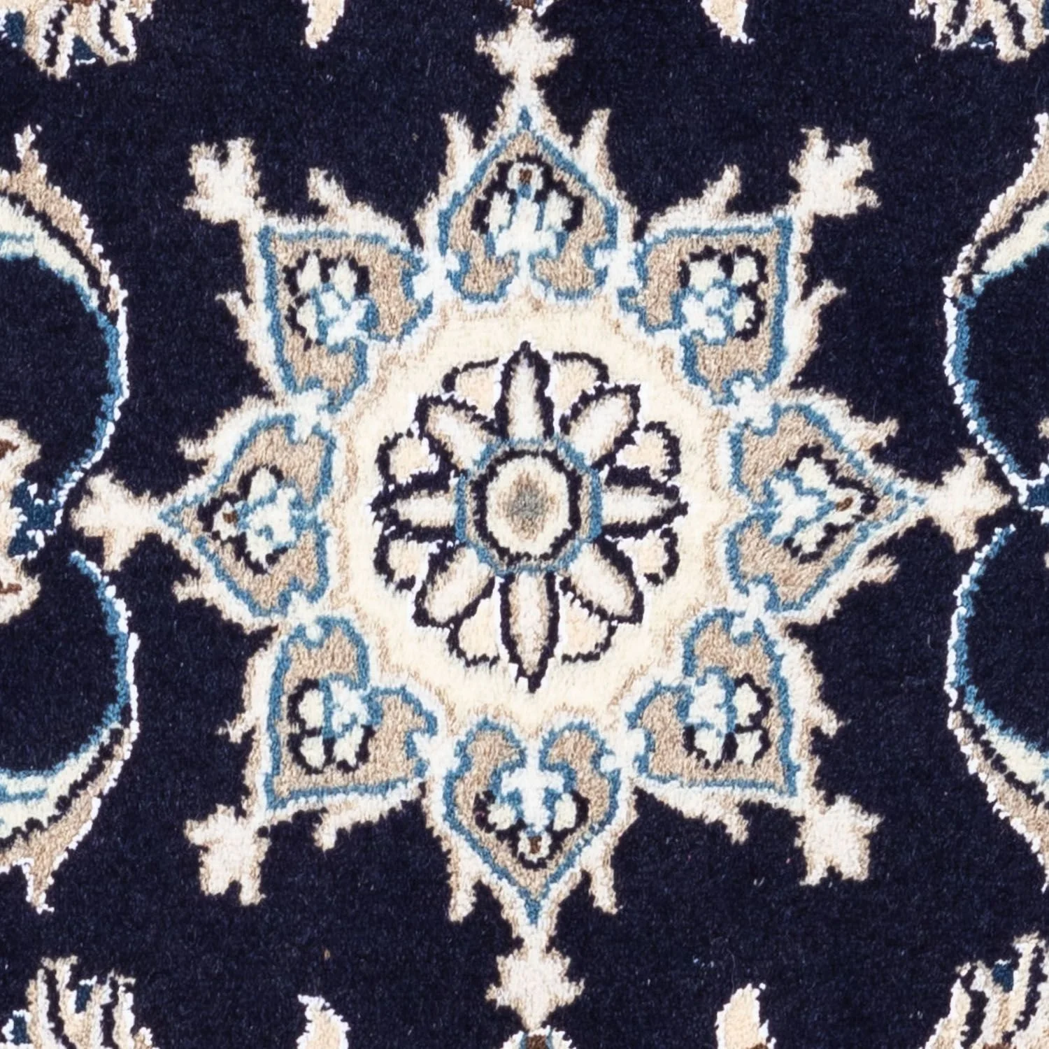 Perserteppich - Nain 134 x 65 cm - dunkelblau - Image 2