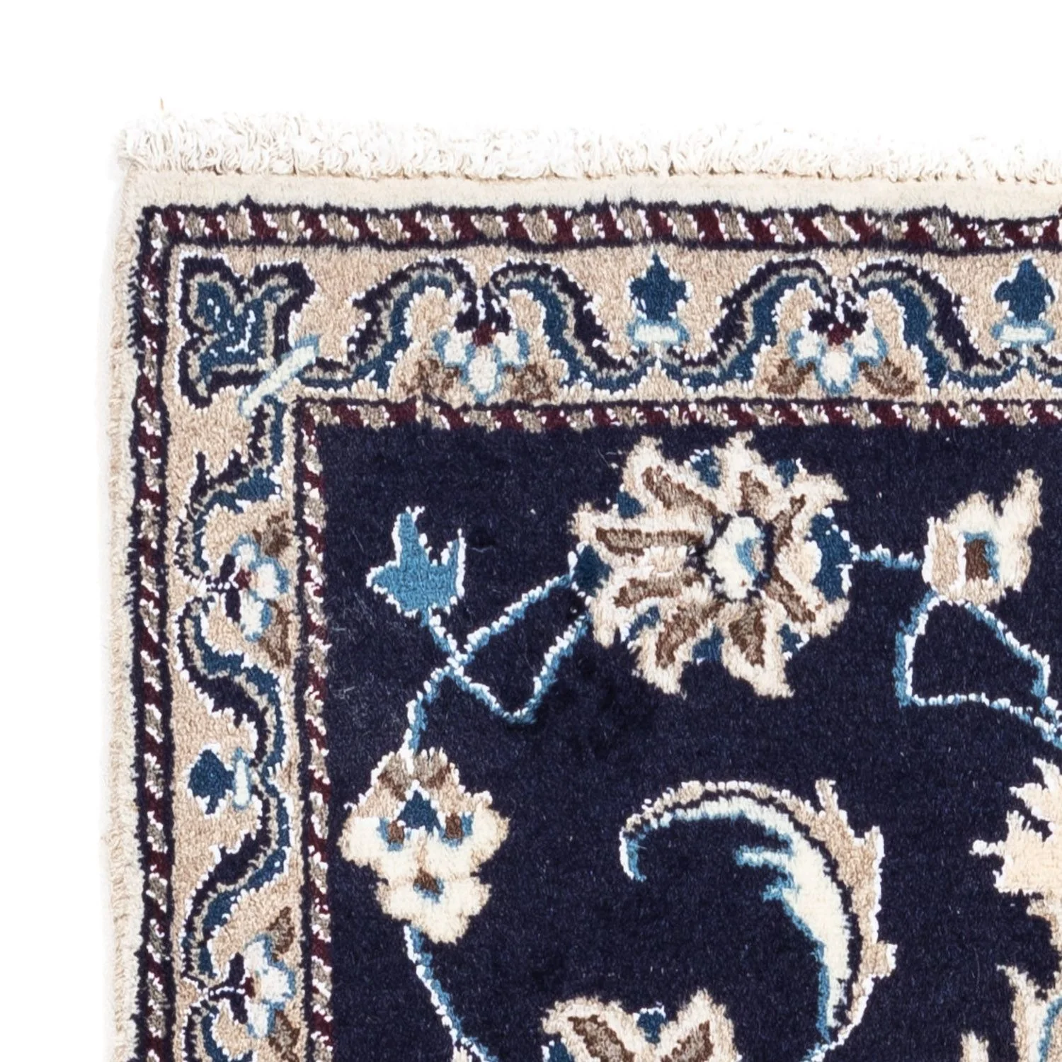 Perserteppich - Nain 134 x 65 cm - dunkelblau - Image 3
