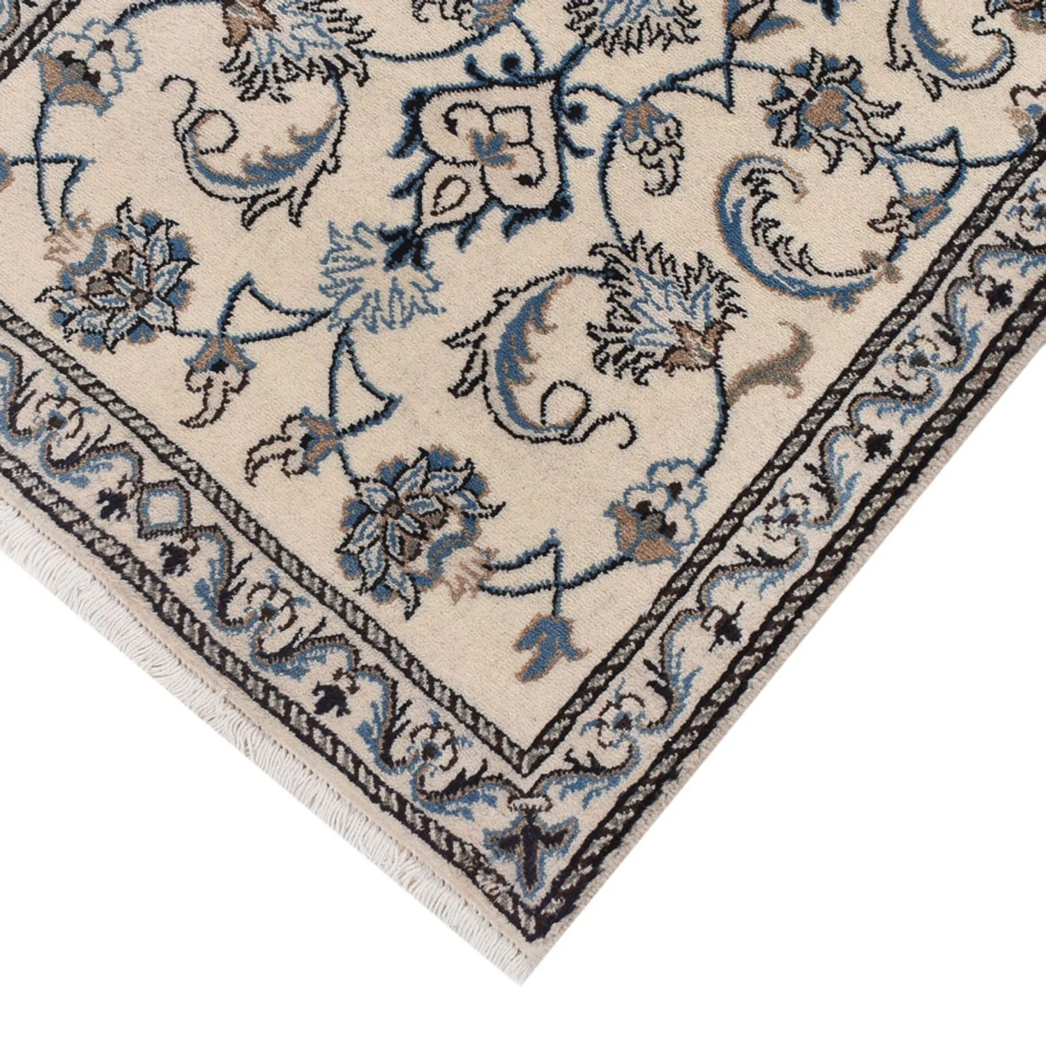Perserteppich - Nain - 136 x 68 cm - creme - Image 2