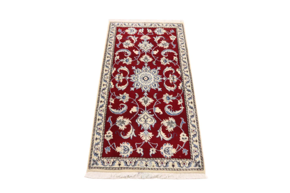 Perserteppich - Nain - 137 x 70 cm - rot - Image 3
