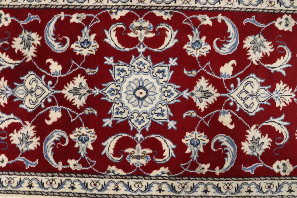 Perserteppich - Nain - 137 x 70 cm - rot - Image 4