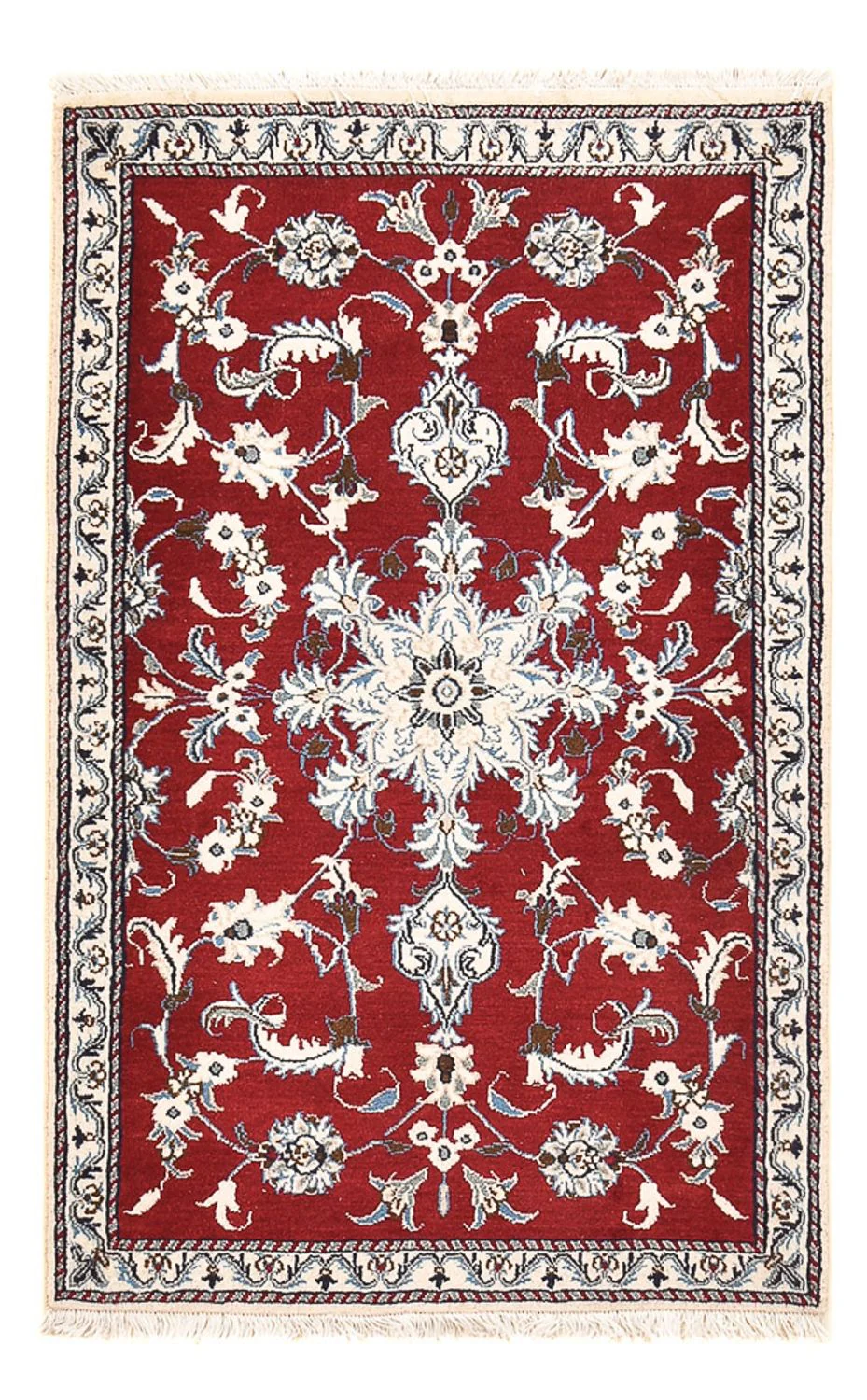 Perserteppich - Nain - 137 x 90 cm - rot