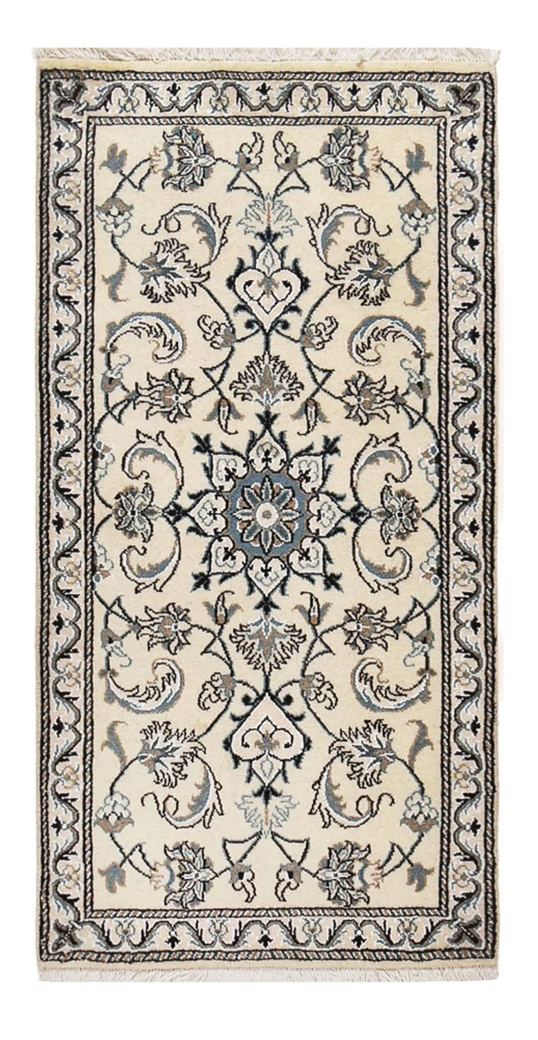 Perserteppich - Nain - 138 x 67 cm - creme