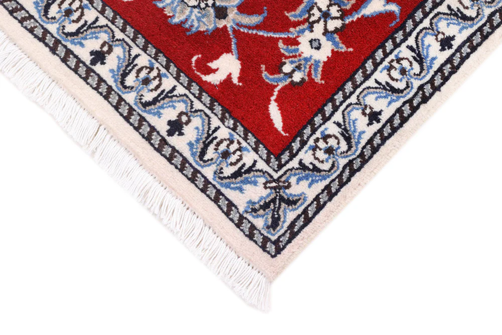 Perserteppich - Nain - 138 x 86 cm - rot - Image 5