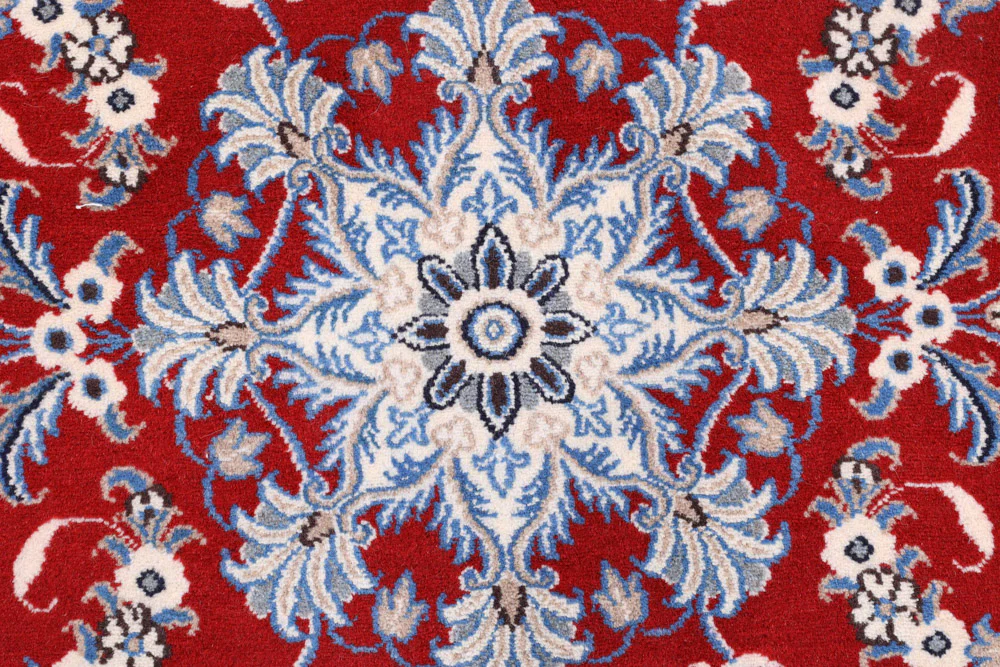 Perserteppich - Nain - 138 x 86 cm - rot - Image 7