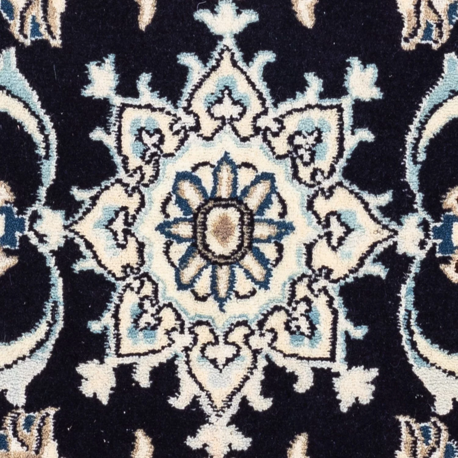 Perserteppich - Nain 139 x 66 cm - dunkelblau - Image 2