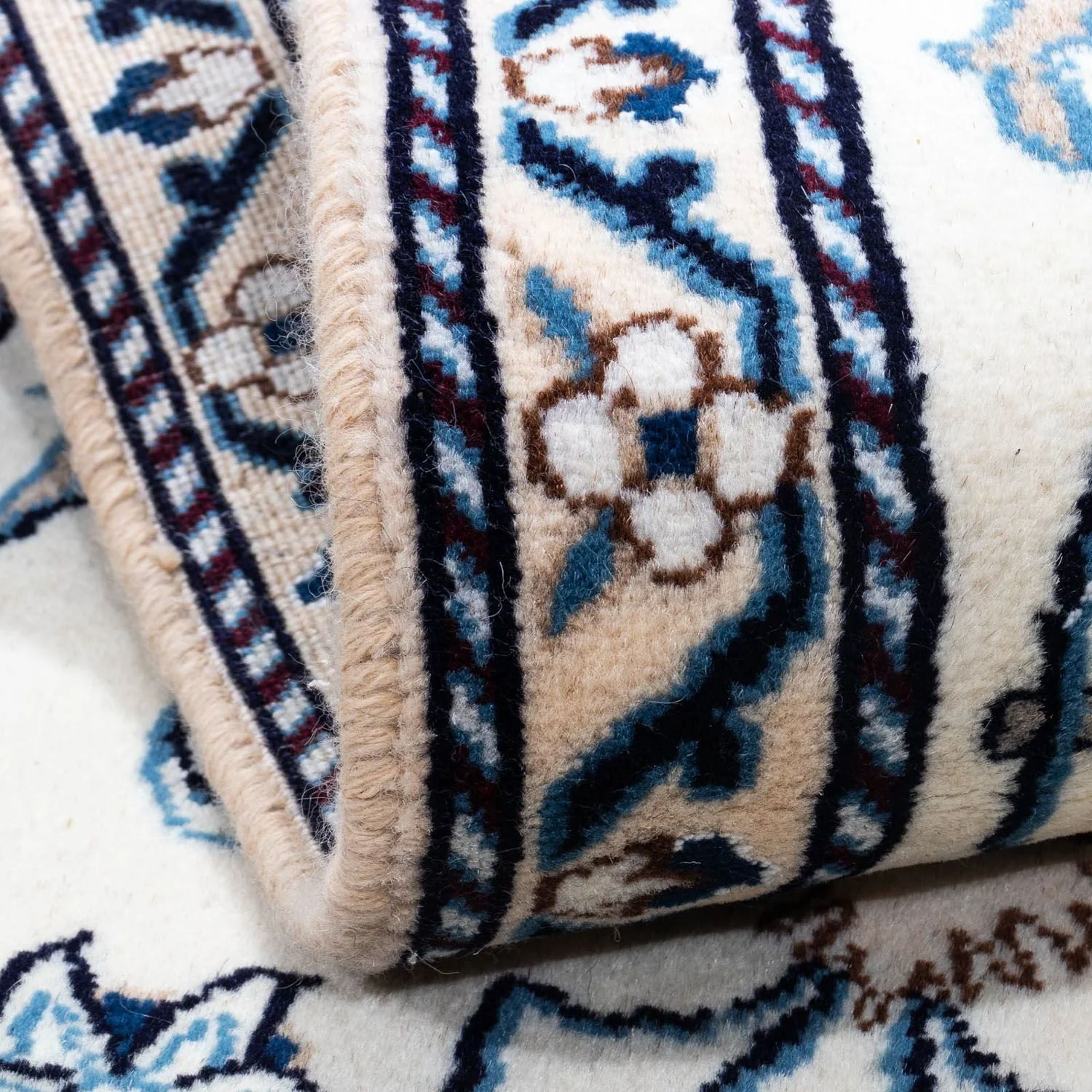 Perserteppich - Nain 139 x 68 cm - beige - Image 4