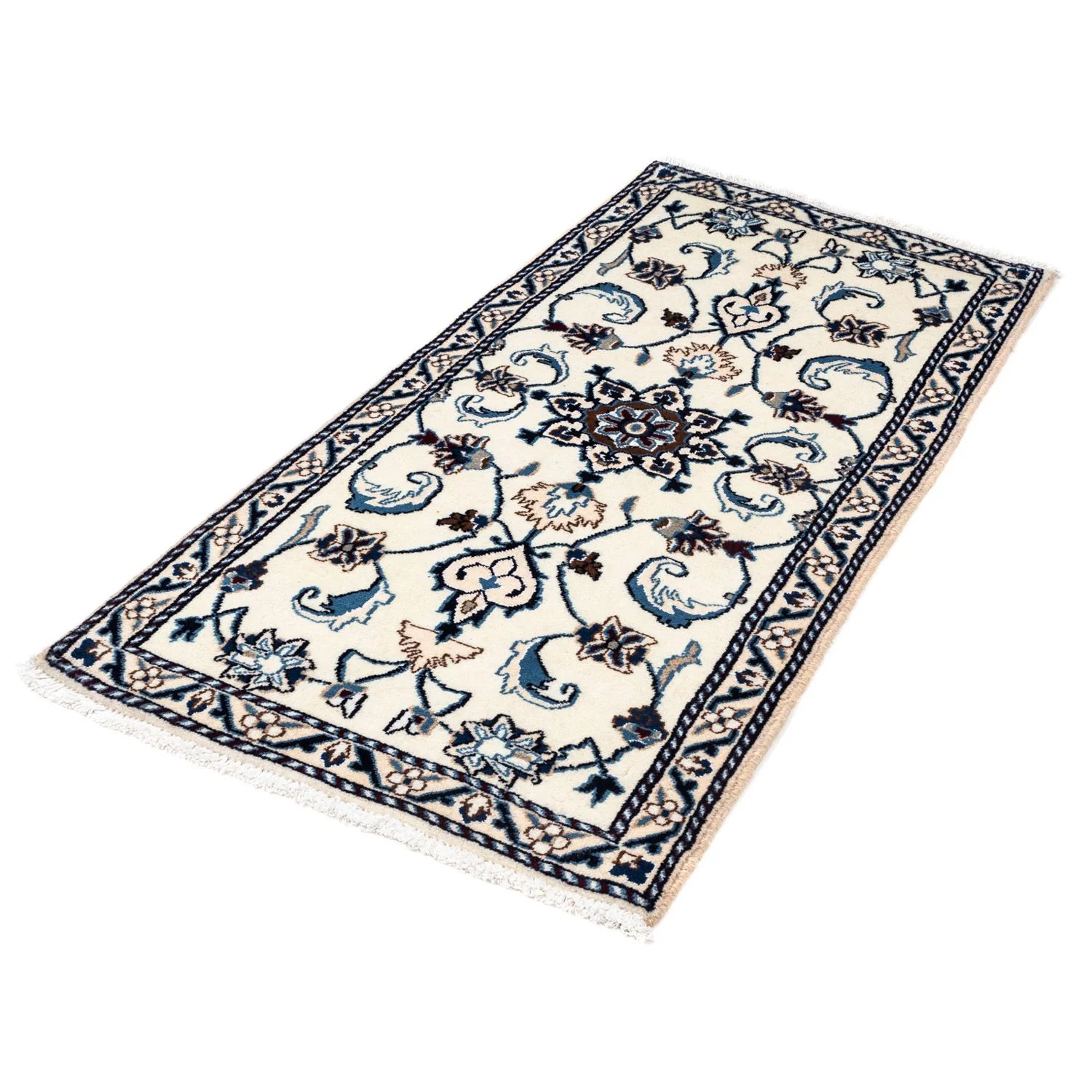 Perserteppich - Nain 139 x 68 cm - beige - Image 5