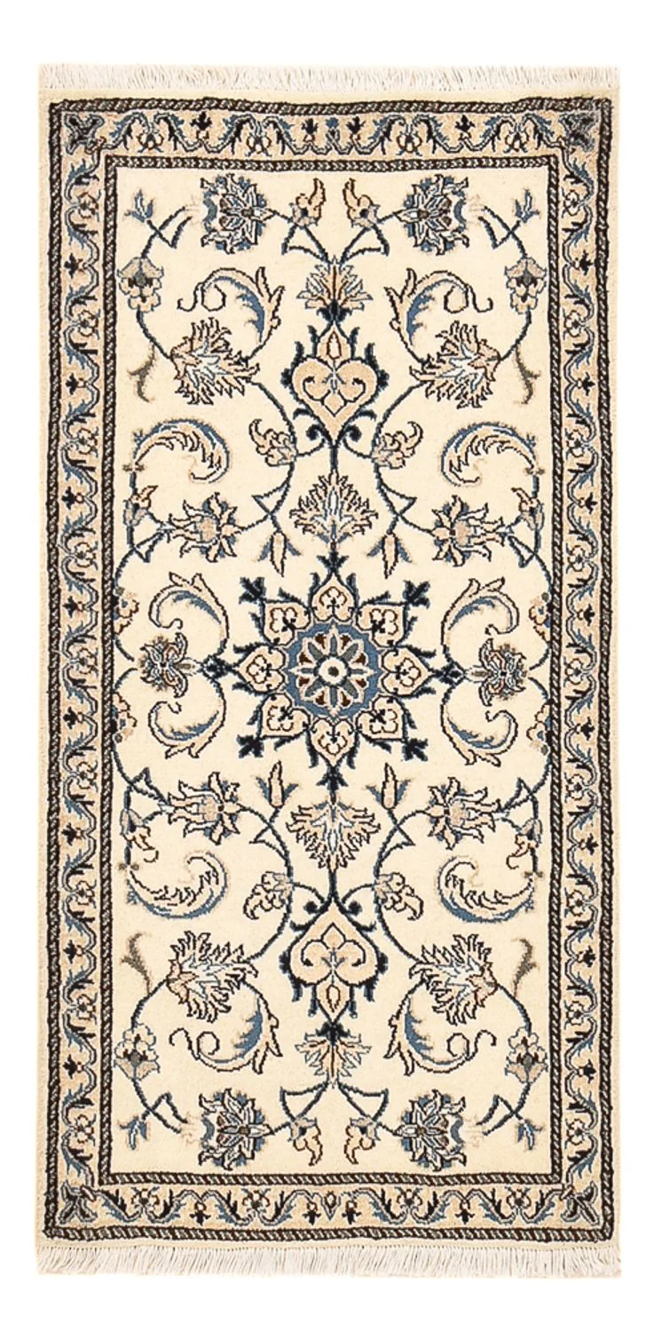 Perserteppich - Nain - 139 x 69 cm - creme