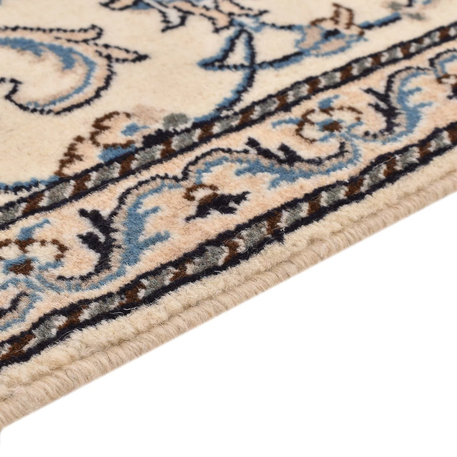 Perserteppich - Nain - 139 x 69 cm - creme - Image 3