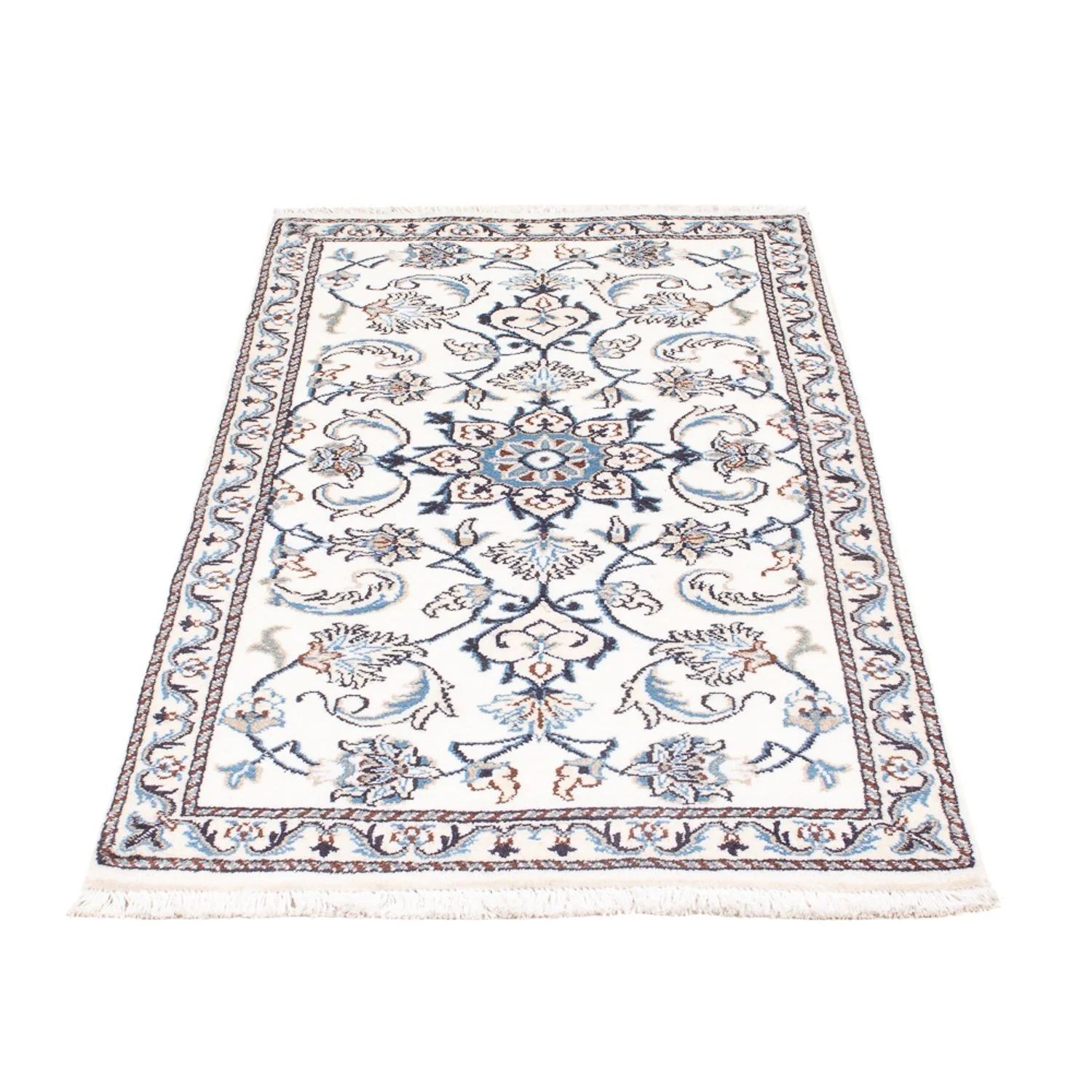 Perserteppich - Nain - 140 x 70 cm - creme - Image 5