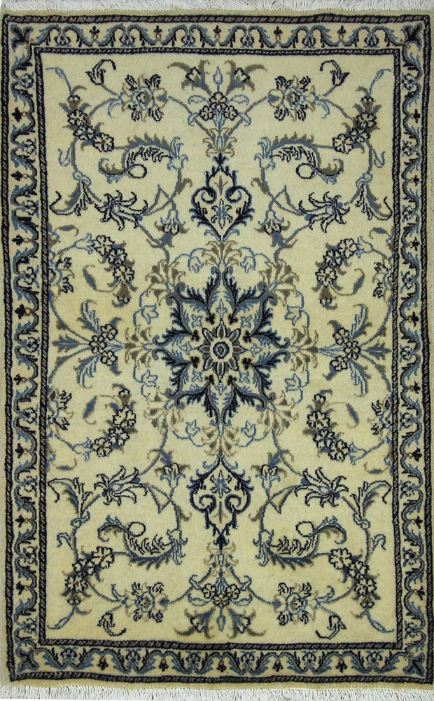 Perserteppich - Nain - 140 x 88 cm - sand