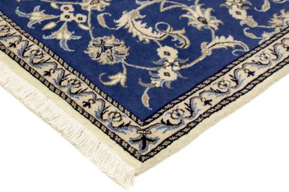 Perserteppich - Nain - 140 x 90 cm - dunkelblau - Image 5