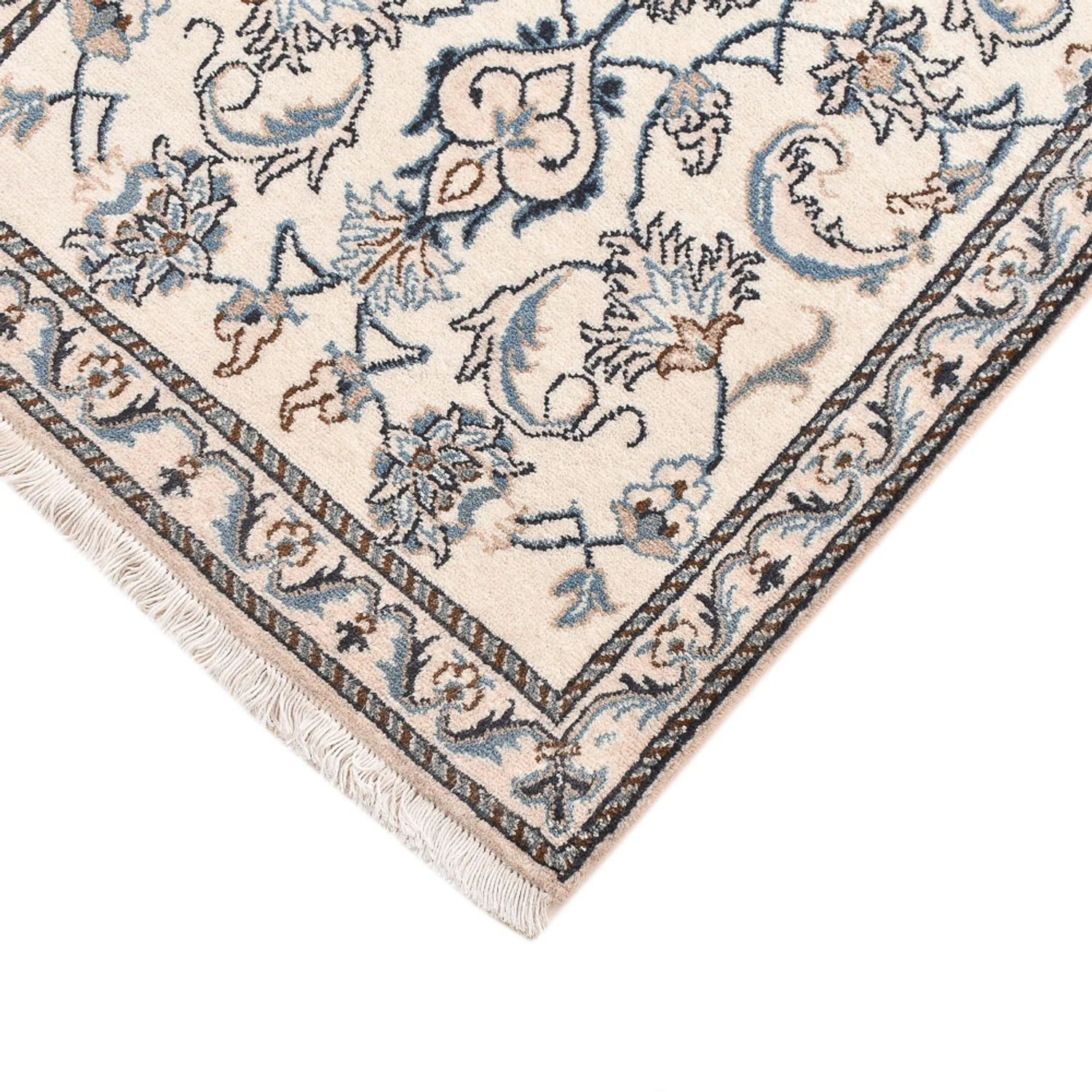 Perserteppich - Nain - 143 x 68 cm - hellgrau - Image 2