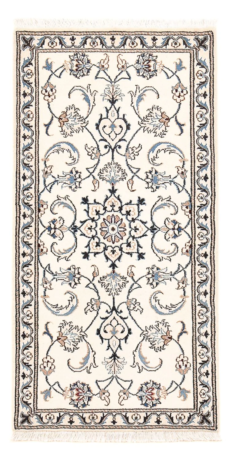 Perserteppich - Nain - 143 x 70 cm - hellblau
