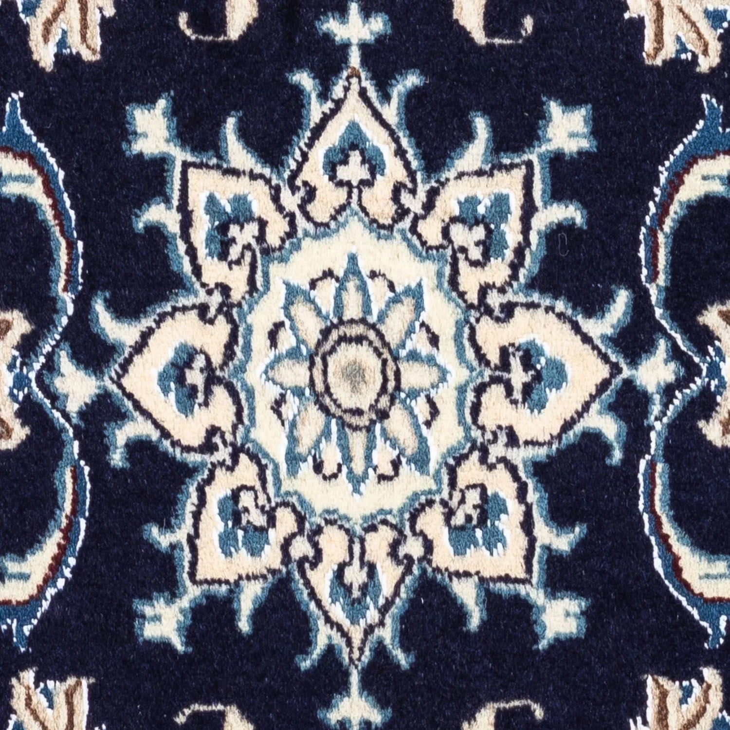 Perserteppich - Nain 143 x 70 cm - blau - Image 2