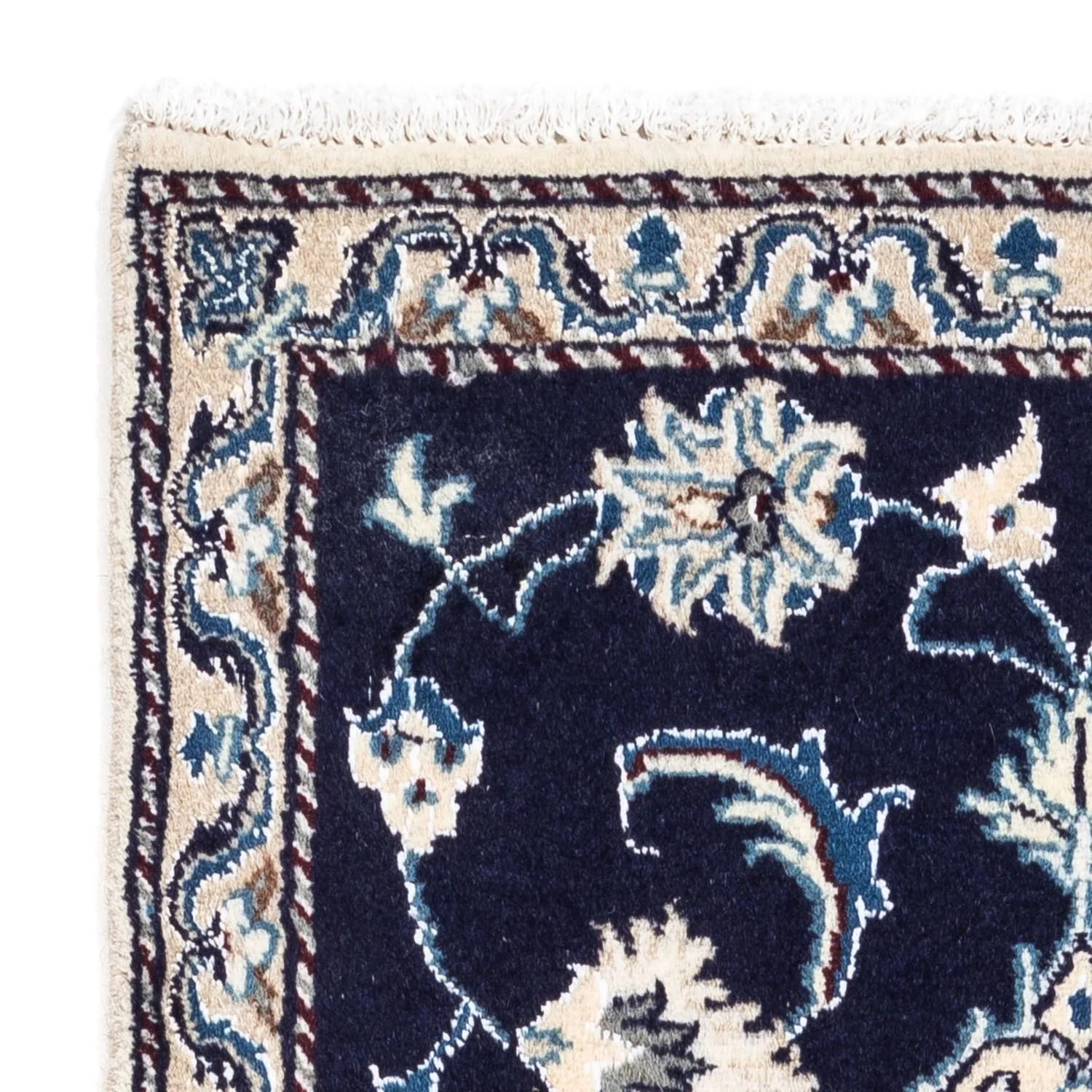 Perserteppich - Nain 143 x 70 cm - blau - Image 3
