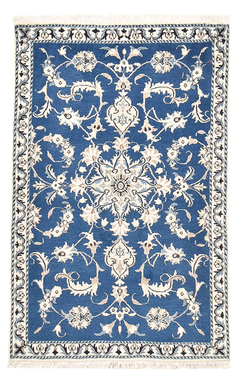 Perserteppich - Nain - 143 x 86 cm - blau